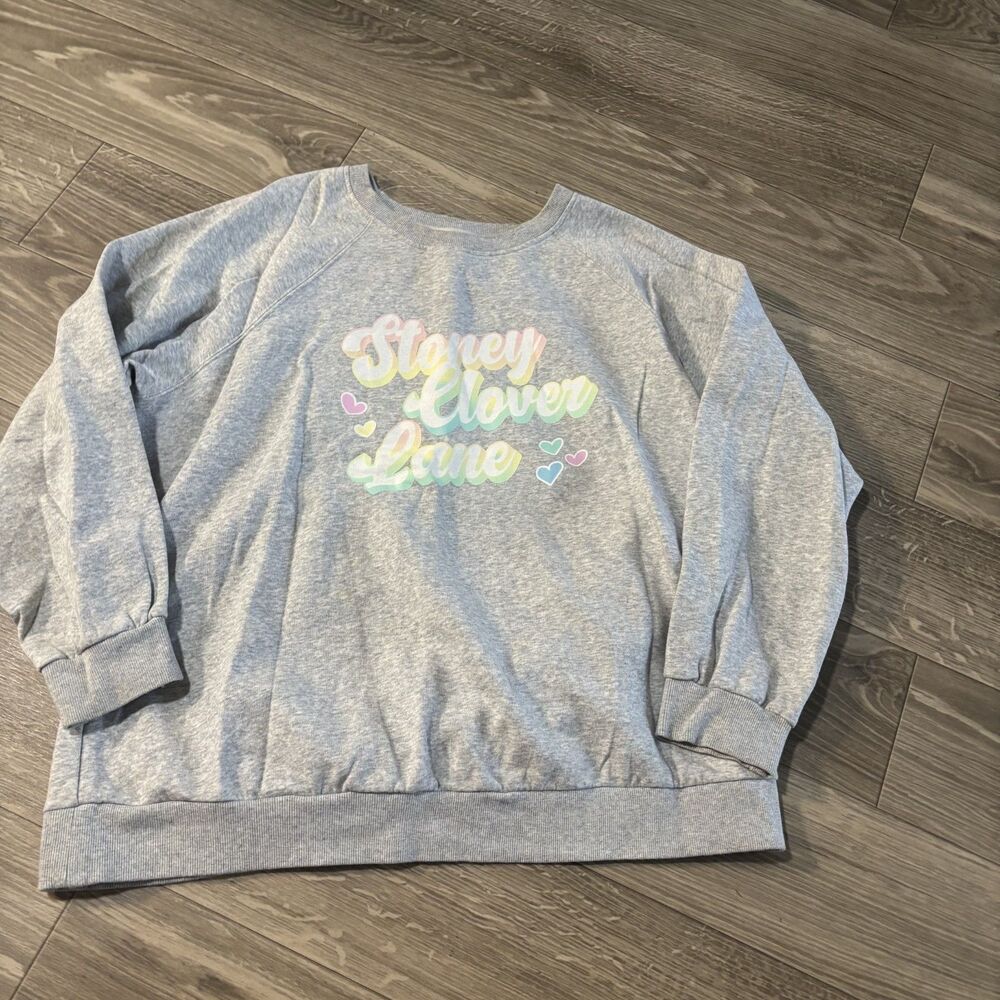 Stoney Clover Lane x Target 1X Stay Clover Love Sweatshirt